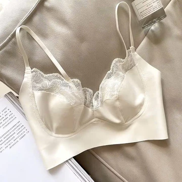 Áo Bra Nữ 2 dây Nâng Ngực - Áo bra nâng vòng một gợi cảm mẫu Bra đúc su viền ren mã 2828 mới
