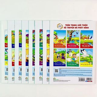 [Chuẩn NXB] Sách - Truyện Tranh Thiếu Nhi Chọn Lọc - Song Ngữ Anh Việt ( 8 Cuốn )
