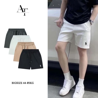 Quần Short Kaki Nam AUTINS New Form Trên Gối Thêu Logo Nổi Phong Cách Hàn Quốc Thoải Mái  - QS06