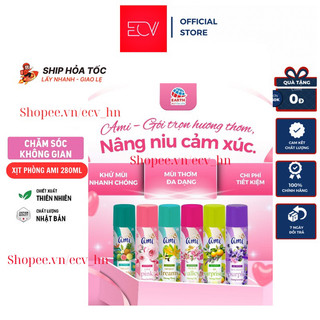 Xịt thơm phòng Ami nhiều mùi hương 280ml