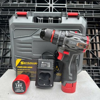 Bộ Khoan Dùng Pin STARKER SK914 - Khoan pin 16,8V Không Chổi Than Đầu Kẹp Autolook 10mm - Máy Khoan Siêu khoẻ