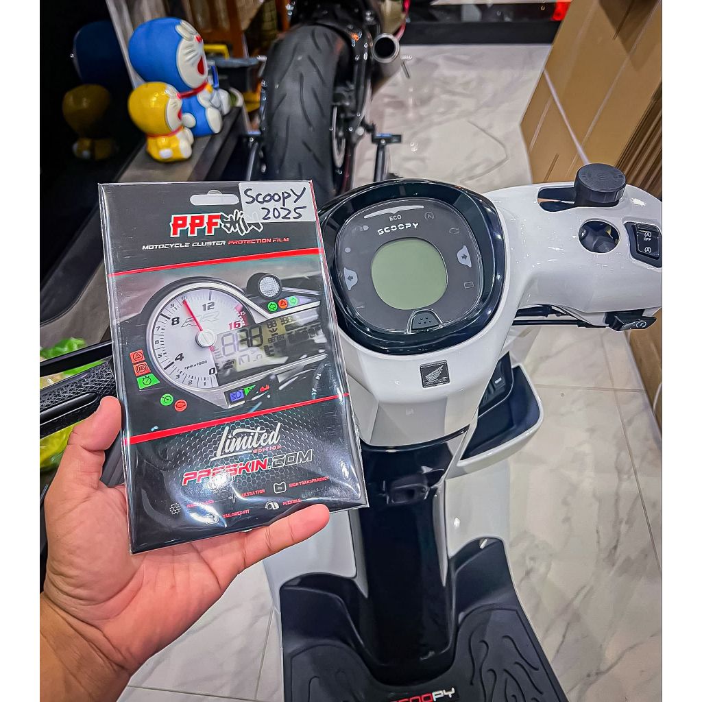 PPF Scoopy 2025 , PPF Honda Scoopy 2025 dán mặt đồng hồ xe nhập khẩu