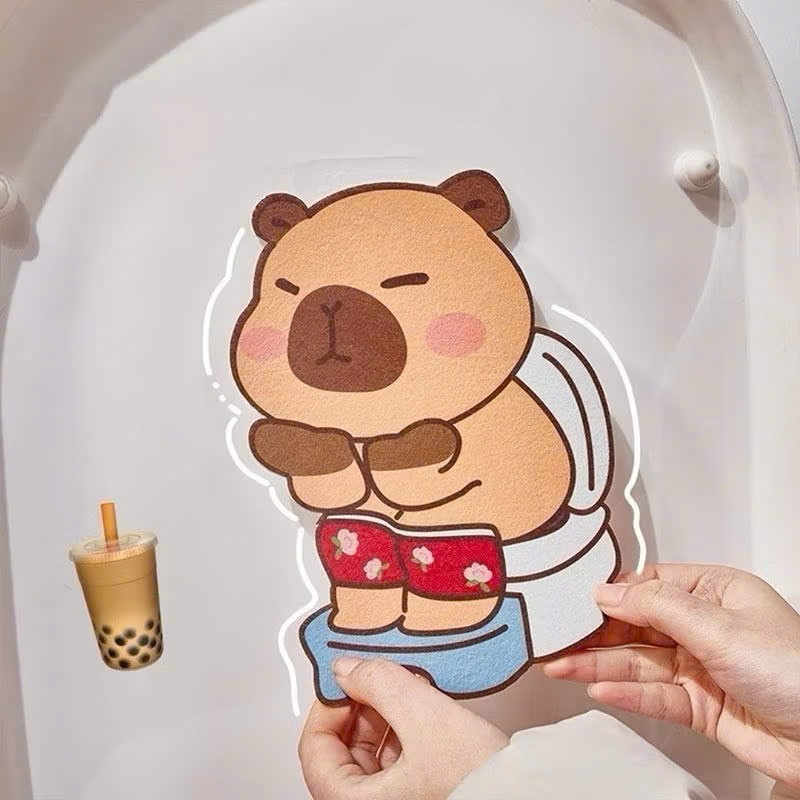 Miếng dán khử mùi bồn cầu hình cappybara