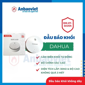 Thiết bị cảnh báo khói độc lập, đầu báo khói quang độc lập Dahua_SA20A