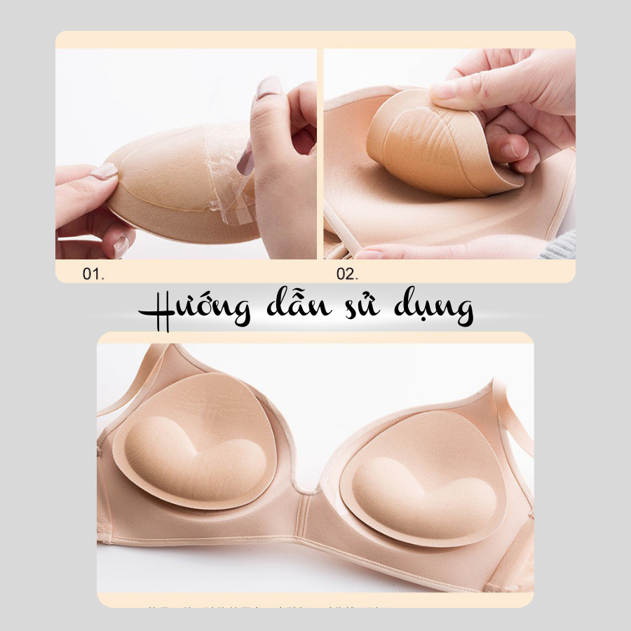 Mút Dán Độn Nâng Ngực - Mút Lót Áo Tập Gym, Yoga, Đồ Bơi DORIS 047