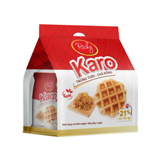Sĩ thùng bánh karo chà bông sợi gà và phô mai(12 x156gx72 cái)