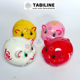 Heo đất ống tiết kiệm tiền lỗ ngang size nhỡ siêu đáng yêu LD48 - TABILINE