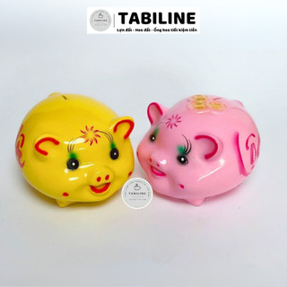Heo đất ống tiết kiệm tiền lỗ ngang size nhỡ siêu đáng yêu LD48 - TABILINE
