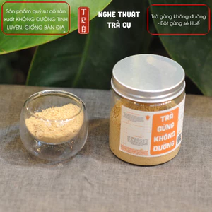 Bột gừng sẻ Huế không đường thu hoạch mùa xuân loại già không xơ nhiều bột- đóng hủ 50gr