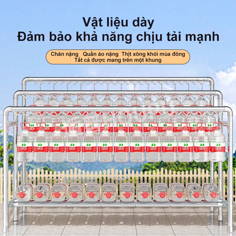𝐎𝐥𝐢𝐟𝐞 Giá Treo Quần Áo Ống Thép Giày Dép Kệ Treo Quần Áo Cao Cấp  Sào Phơi Đồ Chắc Chắn Tiện Lợi