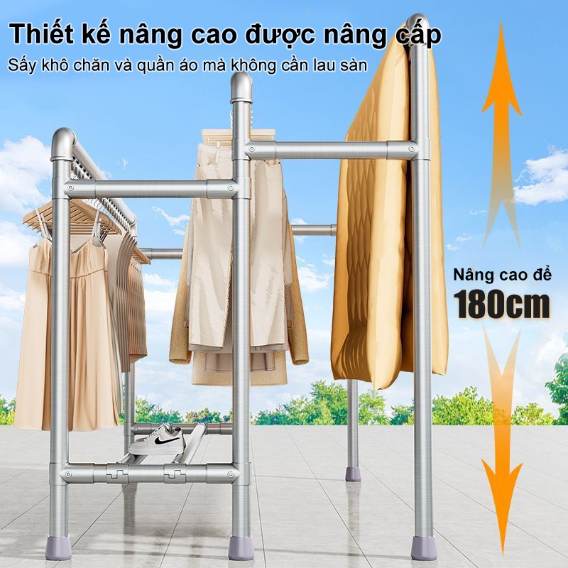 𝐎𝐥𝐢𝐟𝐞 Giá Treo Quần Áo Ống Thép Giày Dép Kệ Treo Quần Áo Cao Cấp  Sào Phơi Đồ Chắc Chắn Tiện Lợi