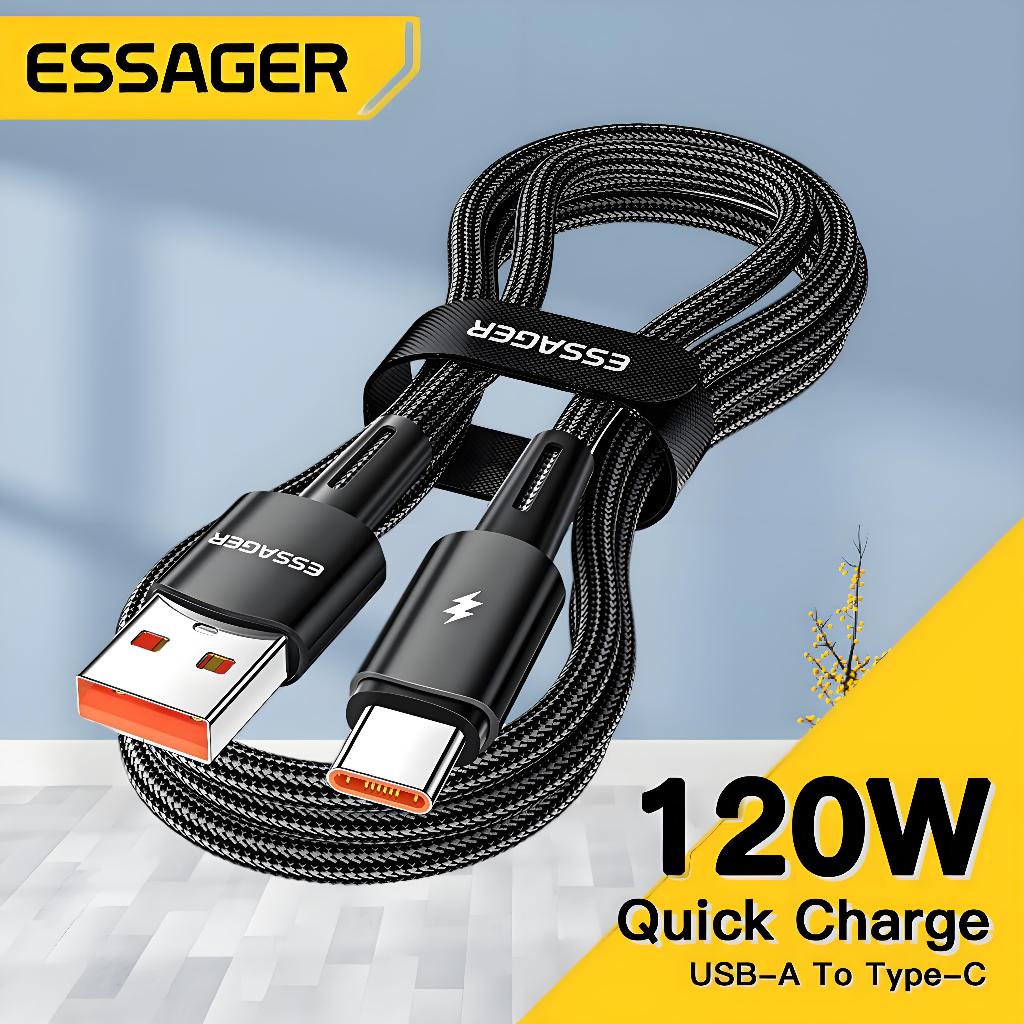 ESSAGER 4 trong 1 USB Loại C L 65W FSAT cáp sạc điện thoại di động hợp kim nhôm đa giao diện cho điện thoại samsung – ảnh mô tả chi tiết 1