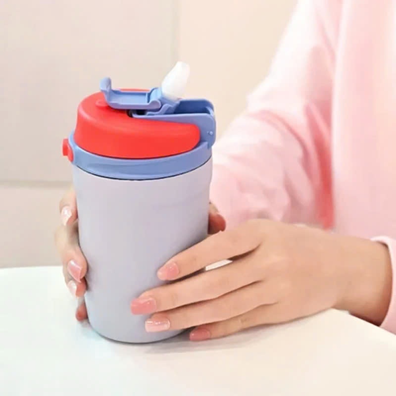 Ly Giữ Nhiệt LocknLock Dual One Touch Tumbler LHC3276 Dung Tích 320ml, 4 Màu, Kèm Ống Hút - K-MALL