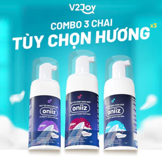 Combo Bọt vệ sinh nam giới Oniiz Dung dịch vệ sinh tạo bọt 100ml - V2Joy Vietnam