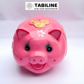 Heo đất ống tiết kiệm tiền lỗ ngang size max siêu to khổng lồ đẹp LD06 - TABILINE