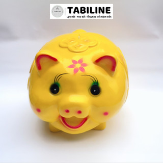 Heo đất ống tiết kiệm tiền lỗ ngang size max siêu to khổng lồ đẹp LD06 - TABILINE