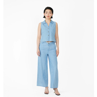 Quần Jean Giấy Mềm Ống Suông J-P Fashion Lưng Cao Tôn Dáng, Quần Jean Ống Rộng Basic Chất Jean Mềm Mát 11111666