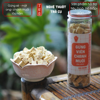 Gừng viên chanh muối lâu năm và đường phèn công thức của sản phẩm thực dưỡng đóng túi ziper 500gr