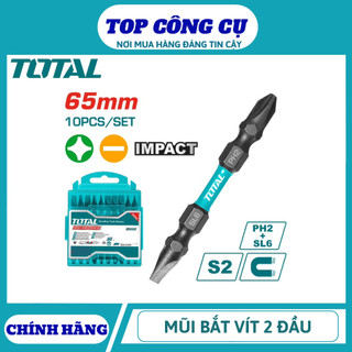 ĐỒ NGHỀ TOTAL Mũi bắt vít hai đầu (có nam châm hít) TACIM16HL133