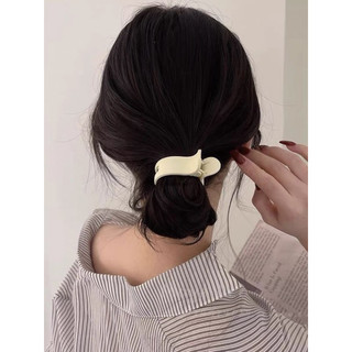 Set 6 Kẹp Tóc Càng Cua Moral 3 Răng, 5 Răng Màu Pastel Nhựa Dẻo Kẹp Tóc Hàn Quốc