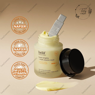 [Công Ty] Mặt Nạ Ngủ Belif Super Knights - Multi Vitamin Mask, Mặt Nạ Dưỡng Sáng và Phục Hồi Da