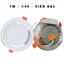 Đèn led âm trần, Đèn âm trần đế đúc 7W 9W 12W (Rời nguồn) Đèn mắt trâu, Đèn trần thạch cao
