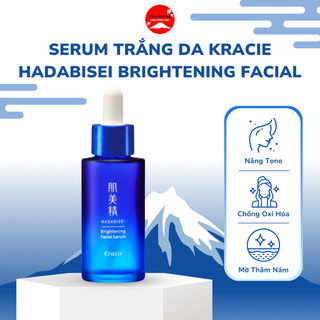 Serum Trắng Da Kracie Hadabisei Brightening Facial Dưỡng Ẩm Làm Dịu Da Nâng Tone Mờ Thâm Nám 30ml