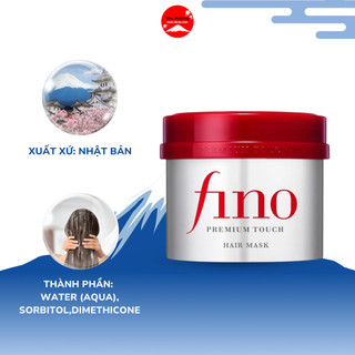 Kem Ủ Tóc Cao Cấp Fino Shiseido Phục Hồi Hư Tổn Nuôi Dưỡng Tóc Bóng Khoẻ Giảm Khô Xơ Gãy Rụng 230g