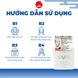 Gel Dưỡng Chống Lão Hóa NMN White All In One Trẻ Hoá Đều Màu Da Thu Nhỏ Lỗ Chân Lông Mờ Nếp Nhăn 245g