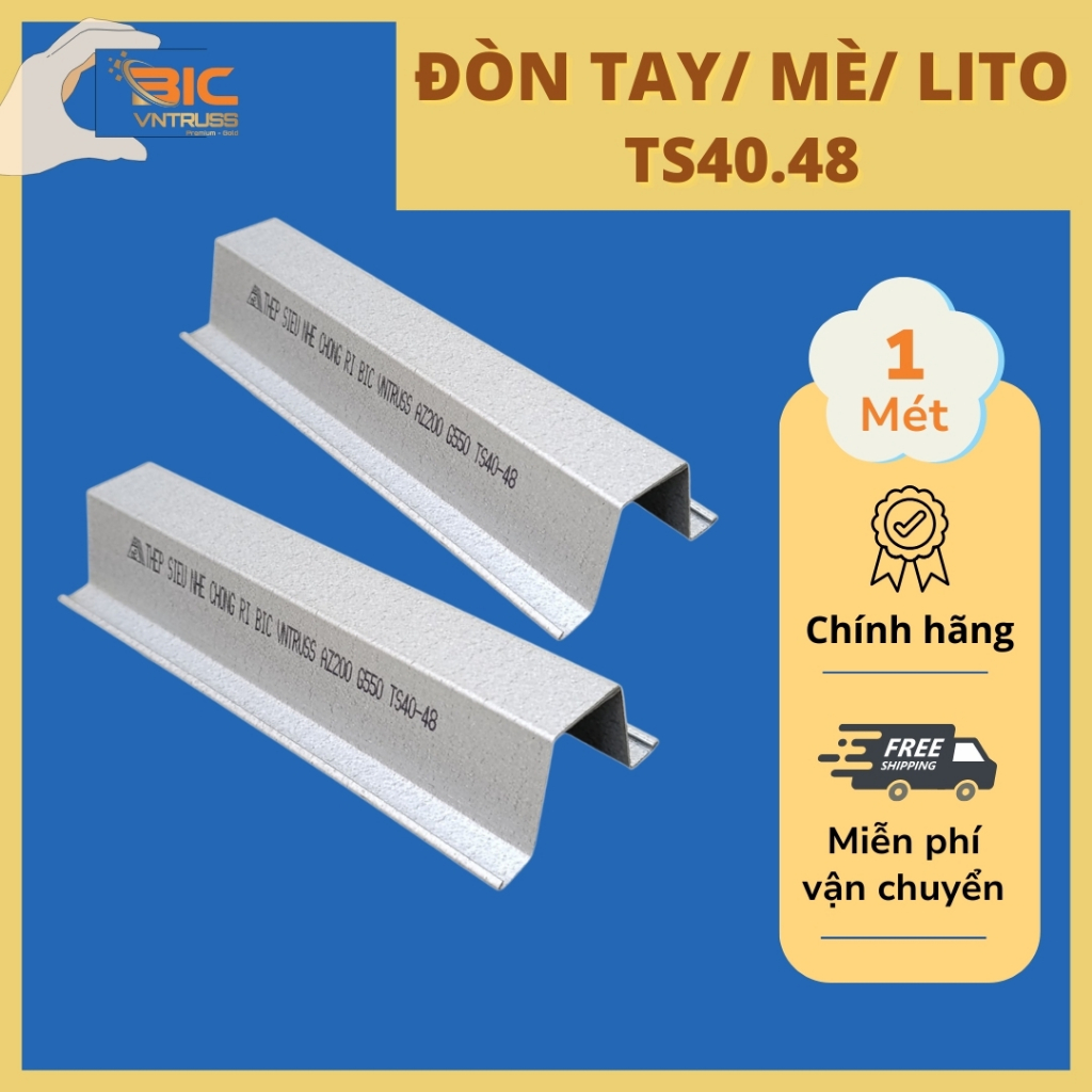 Thanh Lito TS40 Hay Đòn Tay TS40 BICVNTRUSS Chống Ăn Mòn, Chịu Lực ...
