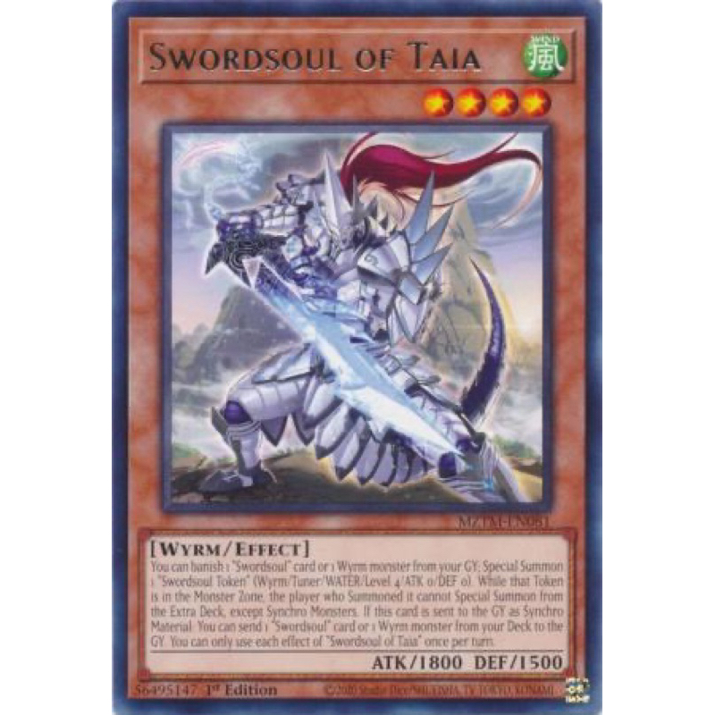 Carta Yugioh! - Swordsoul Of Taia | Cuotas Sin Interés