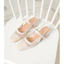 La Muse - Giày slingback gót vuông ren lưới Lace