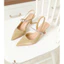 La Muse - Giày cao gót slingback đính đá Humfrey