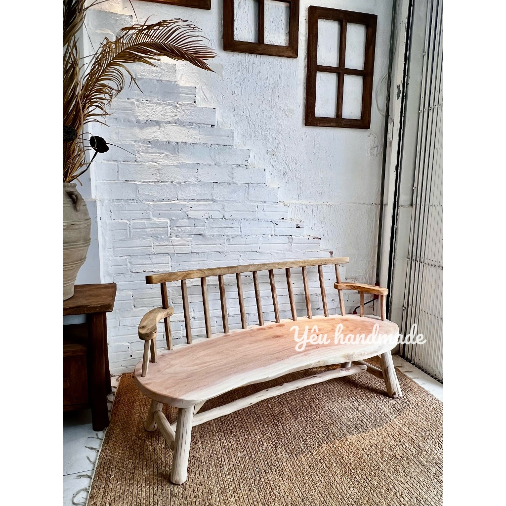 Ghế bench tựa lưng thanh dọc sofa | Shopee Việt Nam