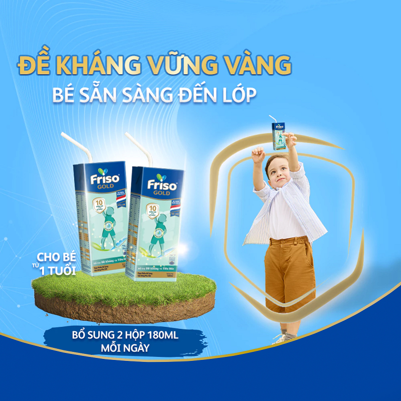 [KOL] Thùng 48 hộp Sữa uống dinh dưỡng Friso Gold (110ml/hộp)