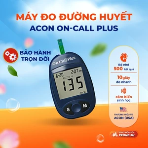 Máy Đo Đường Huyết Acon On-Call Plus Đo Nhanh 10 Giây Bảo Hành Trọn Đời - Cho Kết Quả Chính Xác