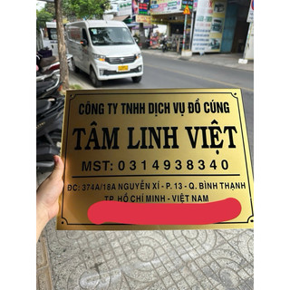 ( Giao Hoả Tốc) Bảng công ty, BẢNG SỐ NHÀ mica nhiều kích thước tặng kèm băng keo 2 mặt.