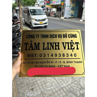 ( Giao Hoả Tốc) Bảng công ty, BẢNG SỐ NHÀ mica nhiều kích thước tặng kèm băng keo 2 mặt.