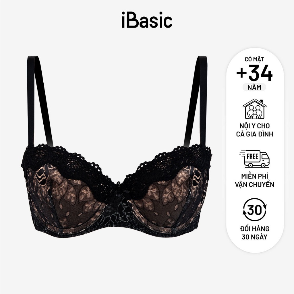 Áo ngực ren iBasic cup ngang mút vừa BRAW101 | Shopee Việt Nam