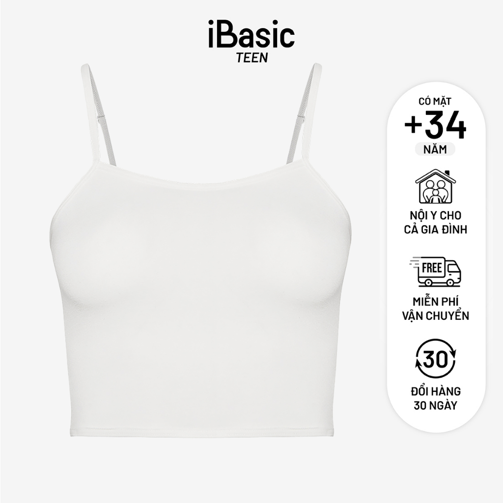 Ảnh Áo lót hai dây iBasic cami croptop học sinh VA111 1