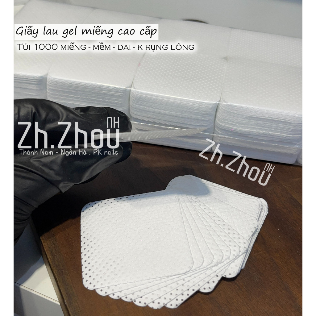 giấy lau gel miếng, giấy lau miếng cao cấp ,không xù lông , túi 1000 miếng