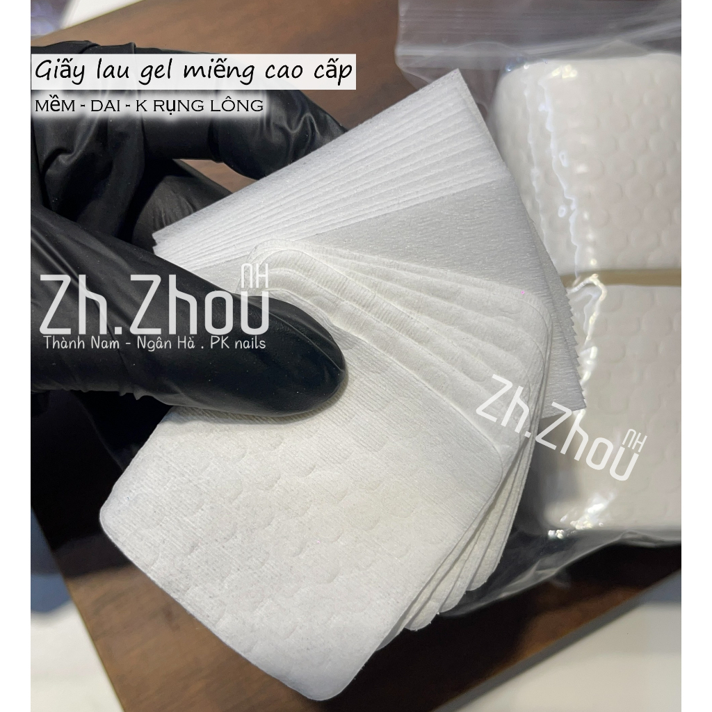 giấy lau gel miếng, giấy lau miếng cao cấp ,không xù lông , túi 1000 miếng