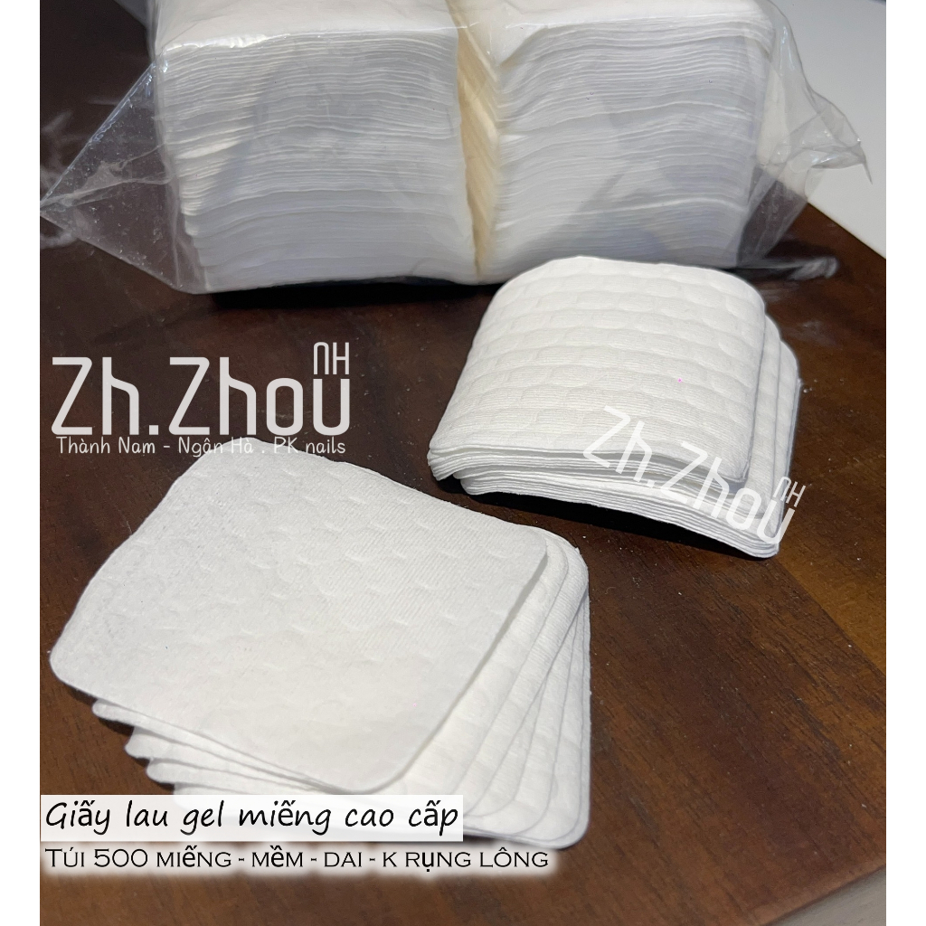 giấy lau gel miếng, giấy lau miếng cao cấp ,không xù lông , túi 1000 miếng