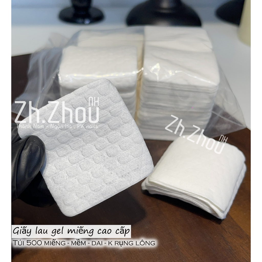 giấy lau gel miếng, giấy lau miếng cao cấp ,không xù lông , túi 1000 miếng