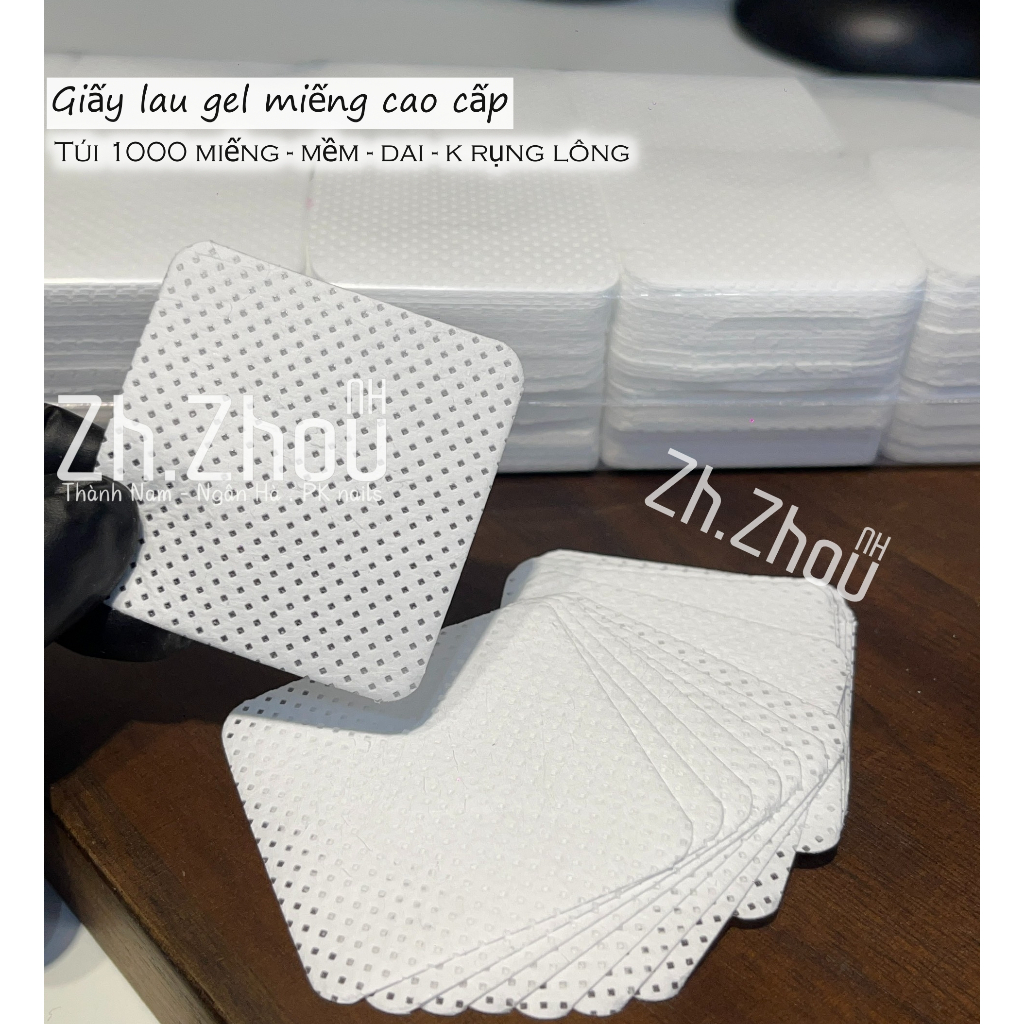 giấy lau gel miếng, giấy lau miếng cao cấp ,không xù lông , túi 1000 miếng