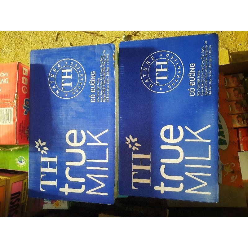 Sữa TH true milk việt nam dòng sữa tươi nguyên chất thùng 48h x 110ml