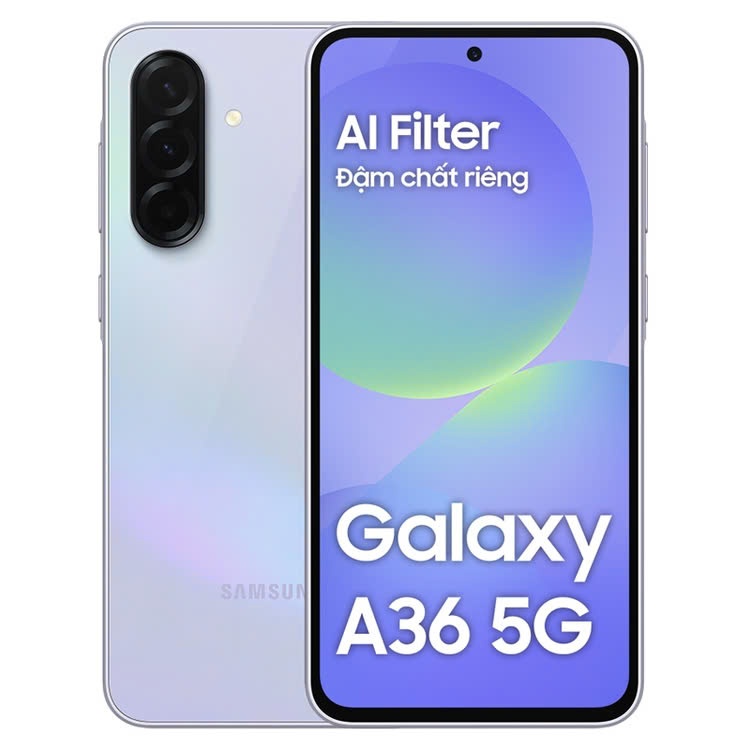 Ảnh Điện thoại Samsung A36 5G 8GB | 128GB, Màn hình 6.7" - Chip Snapdragon 6 Gen 3 - Camera 50MP - 5000mAh, Bảo hành 2 năm 2