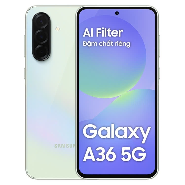 Ảnh Điện thoại Samsung A36 5G 8GB | 128GB, Màn hình 6.7" - Chip Snapdragon 6 Gen 3 - Camera 50MP - 5000mAh, Bảo hành 2 năm 1