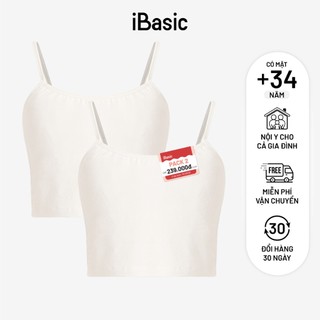 Pack 2 Áo lót nữ học sinh iBasic tròng cổ daily cotton USA kháng khuẩn BRAT029-PA2