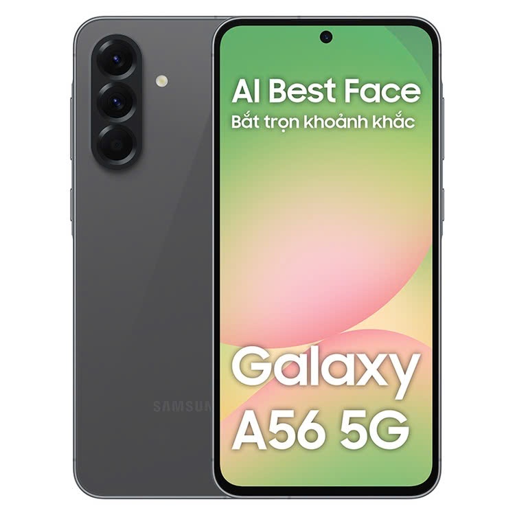Ảnh Điện thoại Samsung Galaxy A56 5G 8GB | 128GB, Màn hình 6.7" - Chip Exynos 1580 - 50MP - 5000mAh, Bảo hành 2 năm 2